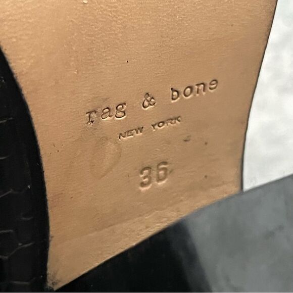 rag & bone Crocodile Harrow Boot 36 - Picture 5 of 7